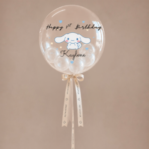 24" Customised Photo Bubble Balloon with Mini Balloons