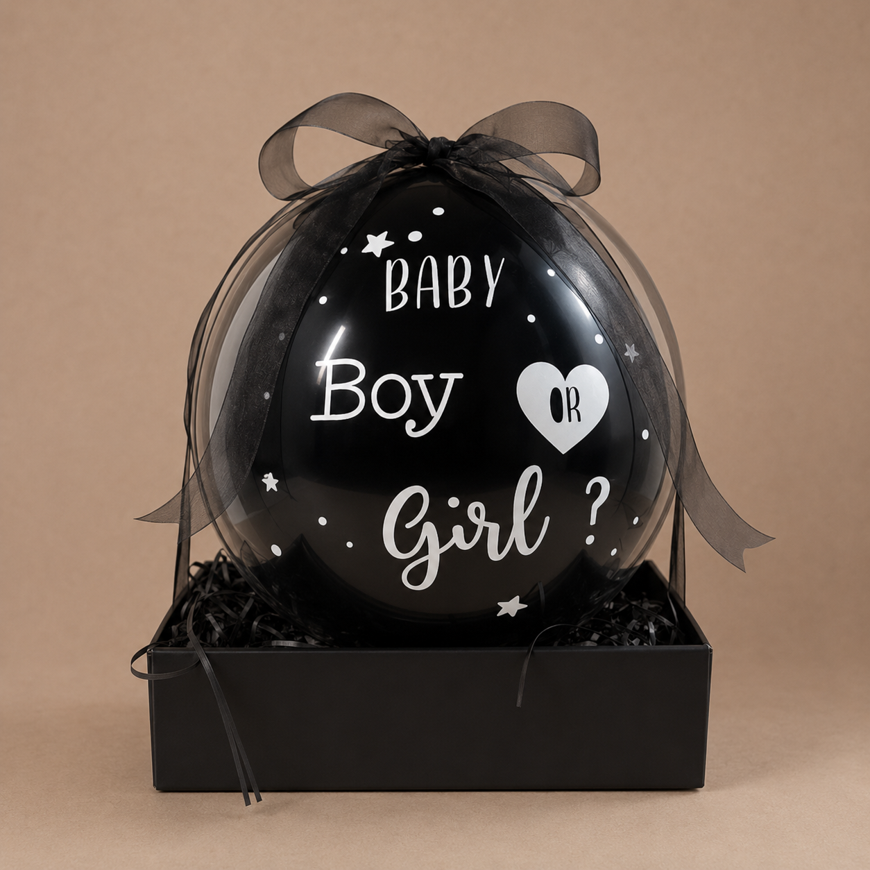 Gender Reveal Surprise Gift Balloon (Non-confetti) for gender reveal events.