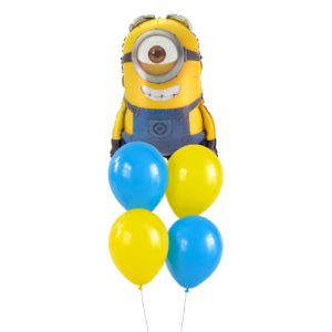 32" Minion Foil Helium Balloon Bouquet