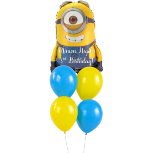 32" Minion Foil Helium Balloon Bouquet