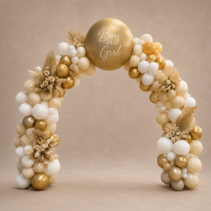 Organic Balloon Arch with Fully Customisable Colours and Design
