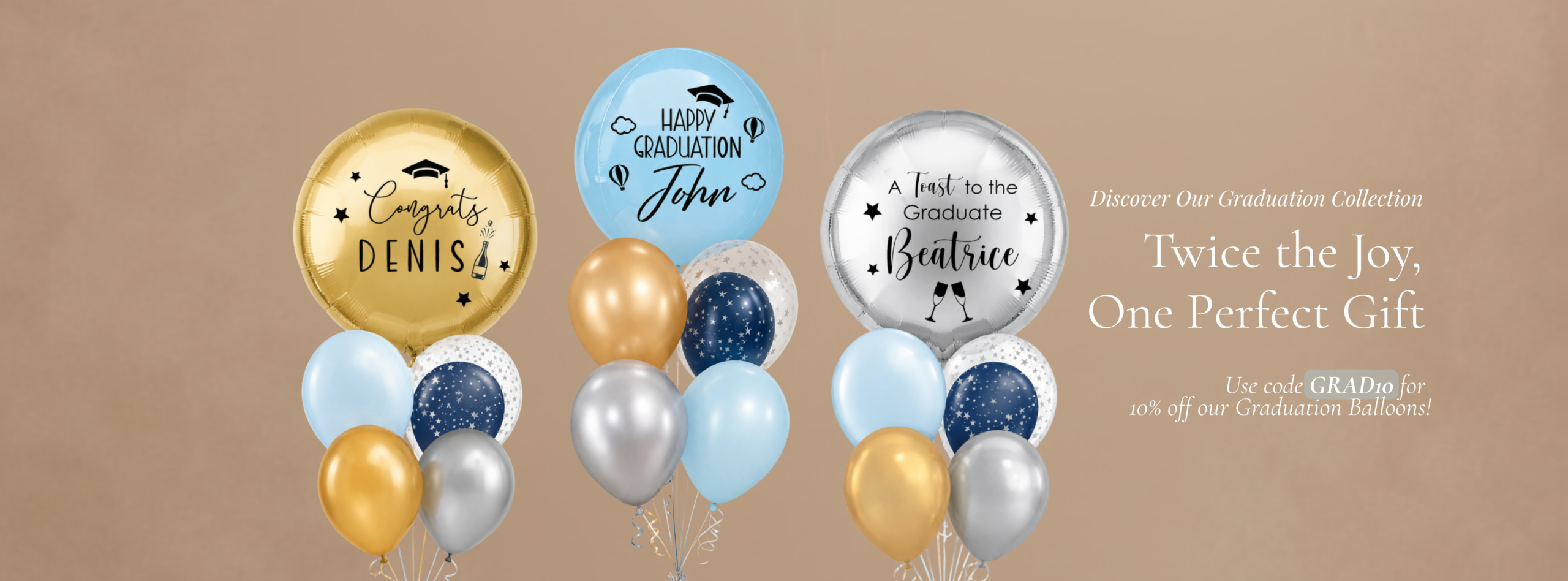 Explore JoyAvenue Homepage Graduation.